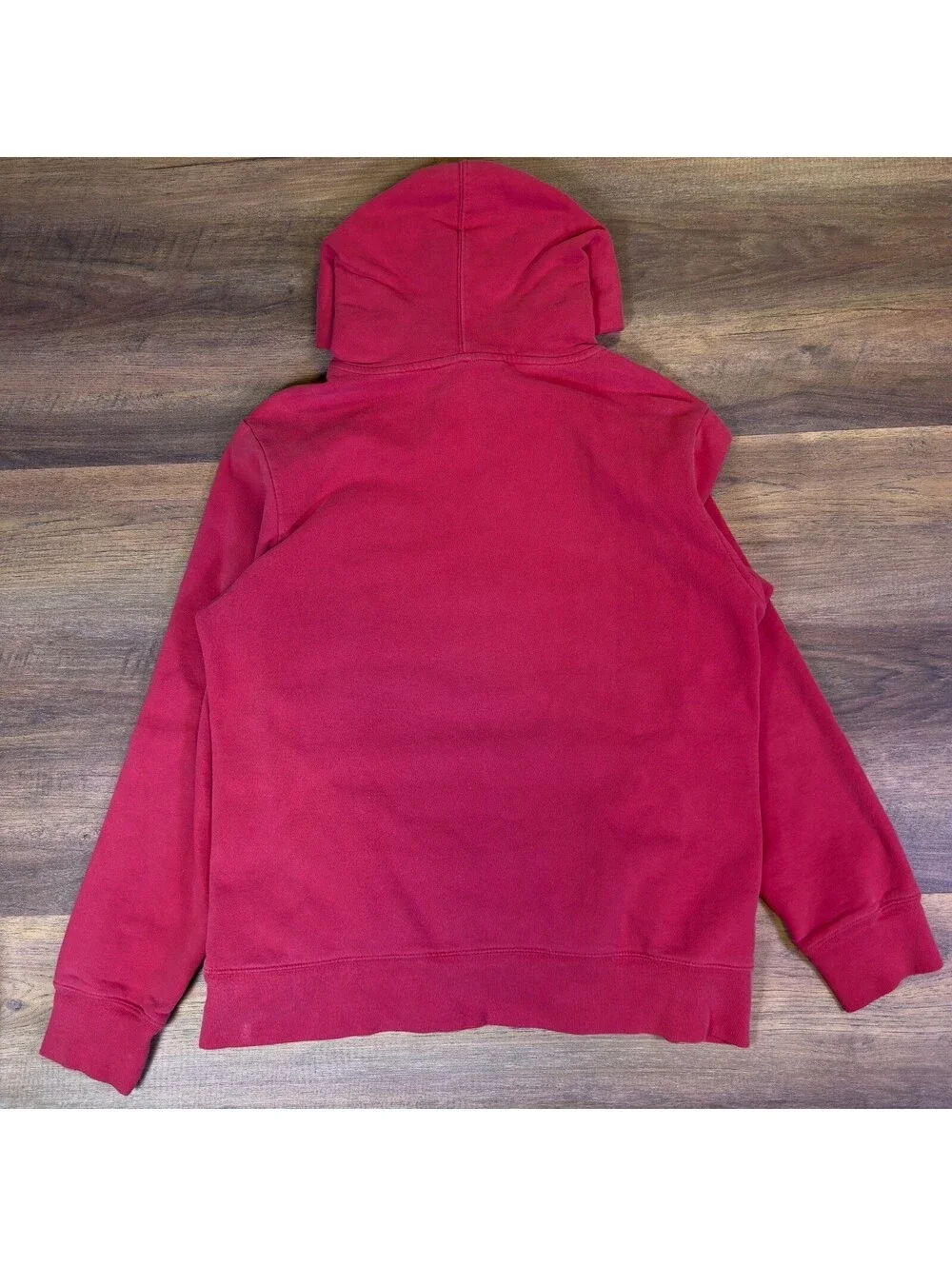 The North Face Pullover Hoodie Red Graphic Logo Streetwear